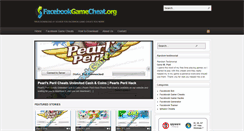Desktop Screenshot of facebookgamecheat.org